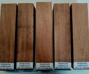 Mahagon Sapelli 65 x 75 x 320 mm