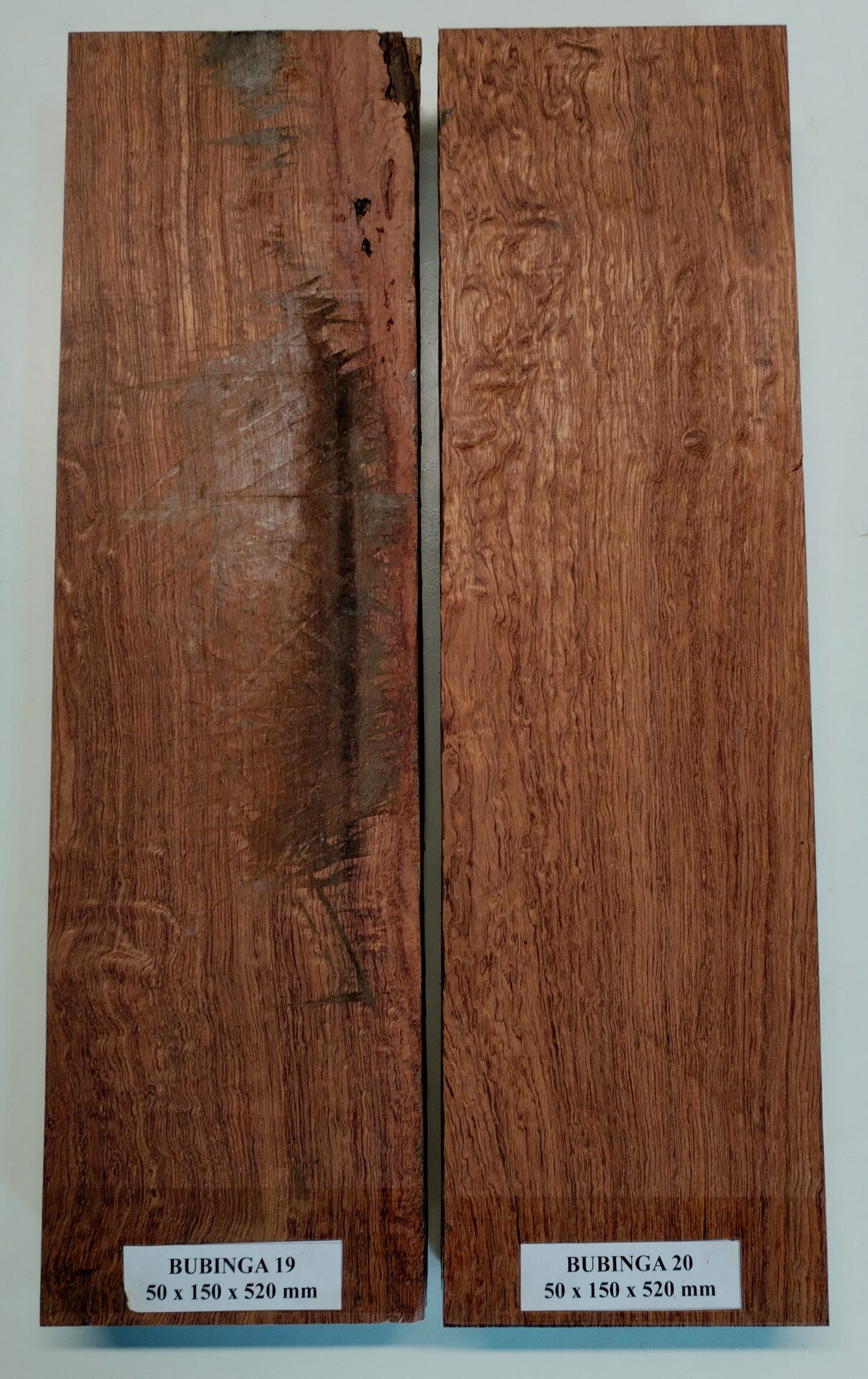 Bubinga 50 x 150 x 520 mm - Obrázek 3