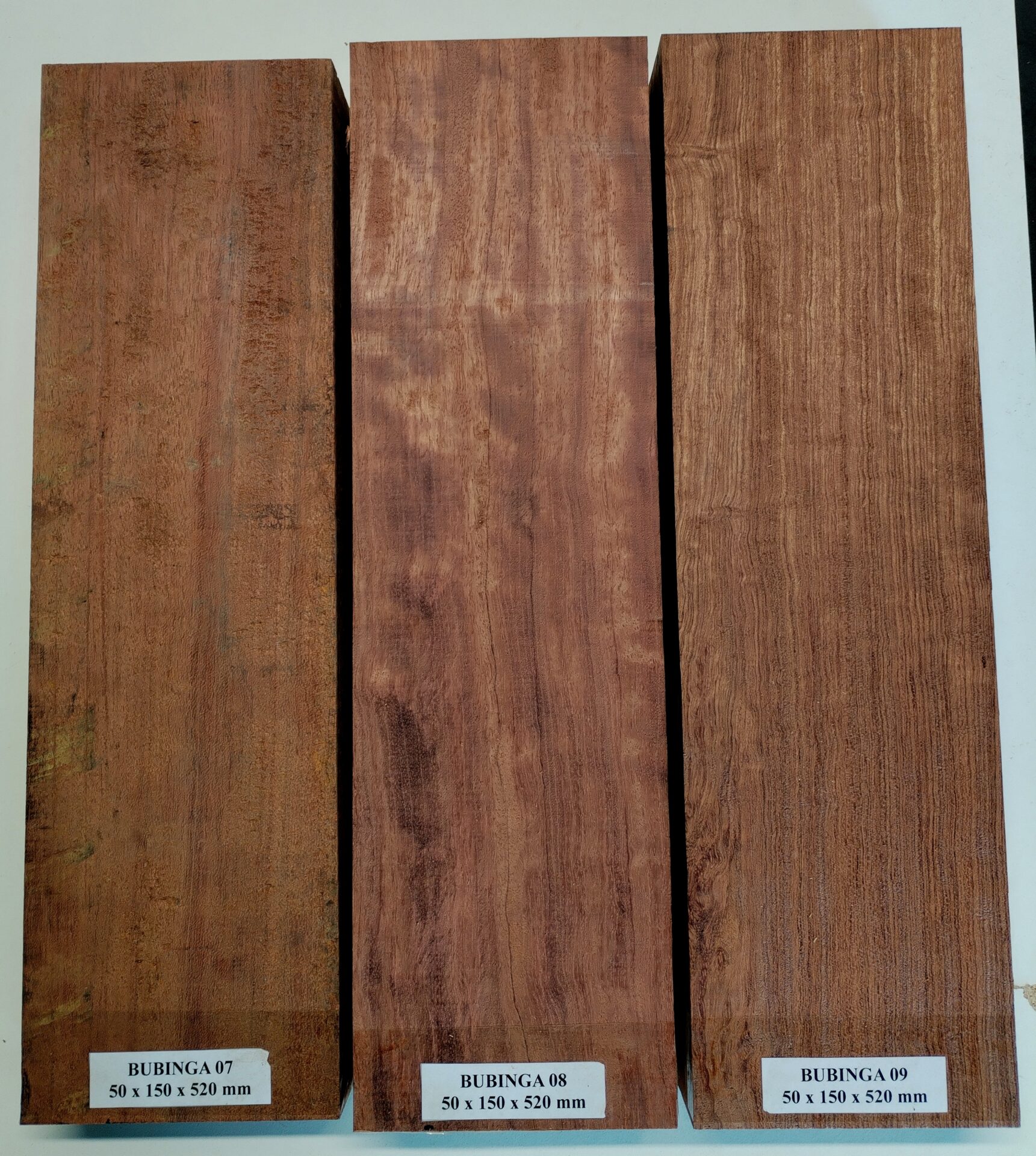 Bubinga 50 x 150 x 520 mm - Obrázek 5